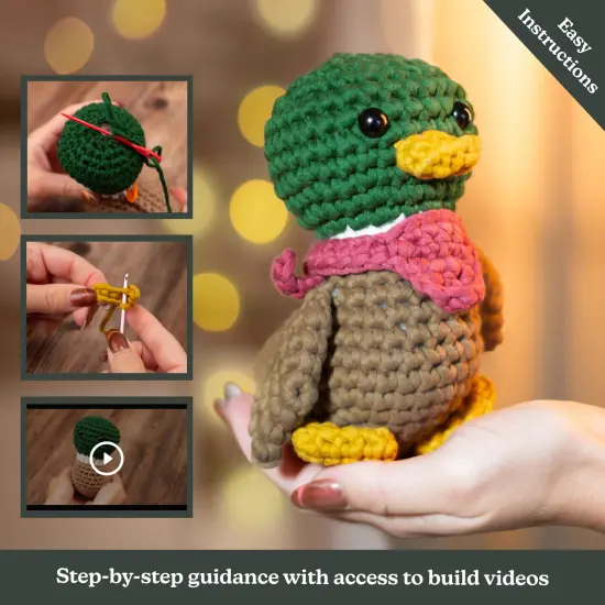 Hearth & Harbor Amigurumi Crochet Kit for Beginners Farm Bundle {4}