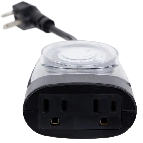 Northlight 24-Hour Heavy Duty Plug-In Timer - 5" - Black {5}