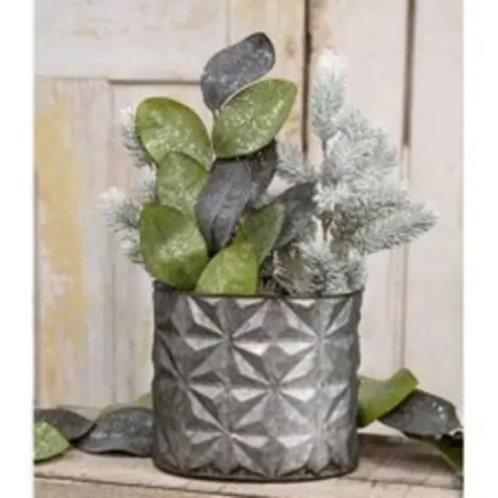 Vintage Glitter Magnolia Leaves Spray 30" {2}