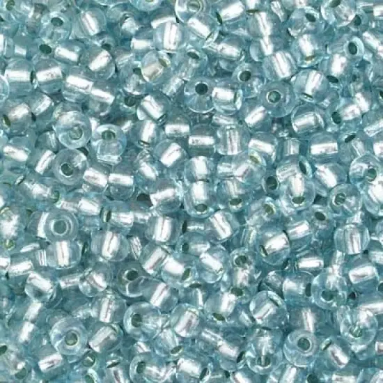 John Bead 6/0 Silver Lined Solgel Czech Glass Seed Beads, 500g Light Blue {1}