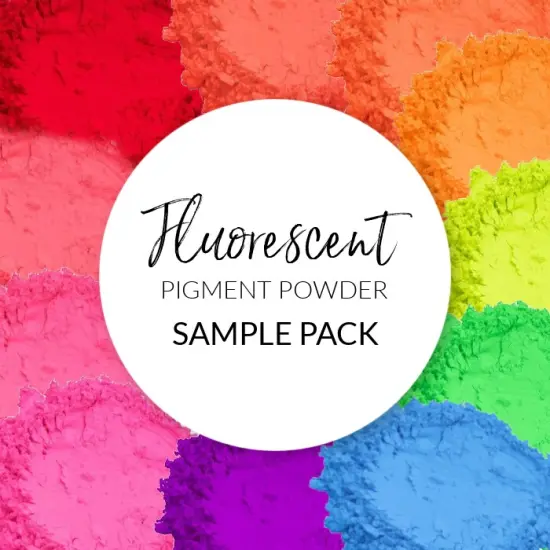 * Neon Fluorescent Pigment Sample Pack - 12 Fluorescent Colors {1}