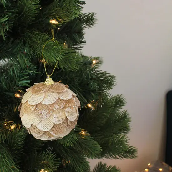 10cm Pinecone Ornament 2 Pcs {3}