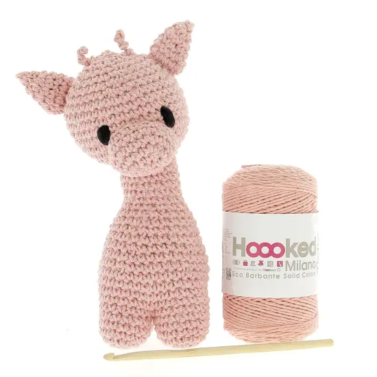 DIY Crochet Kit by HoookedGiraffe Ziggy Eco Barbante Apricot PAK061-700 {1}
