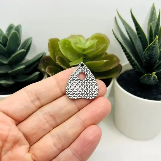 1, 4, 20 or 50 Pieces: Antique Silver Cat Ouija Planchette Charms {3}