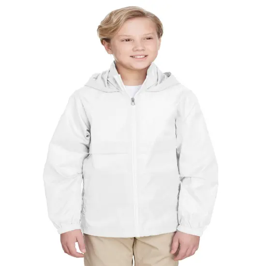 Team 365&reg; Youth Zone Protect Lightweight Jacket WHITE {1}