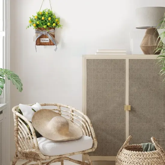 Yellow Lemon Wreath Summer {3}