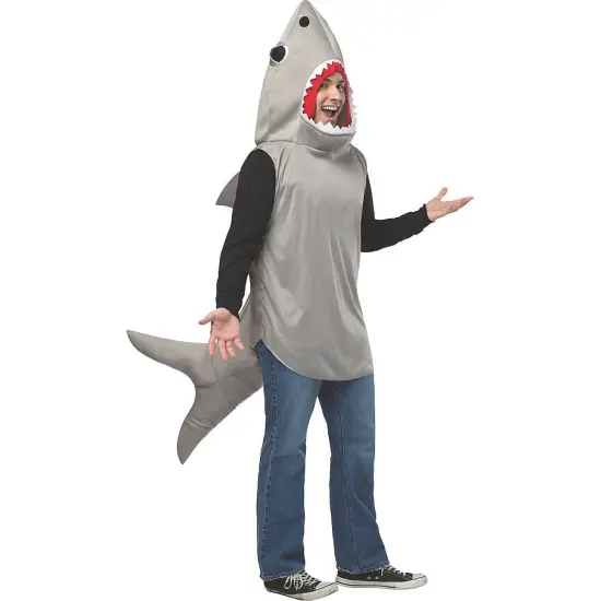 Adult Sand Shark Halloween Costume Sea Creature Predator Outfit {1}