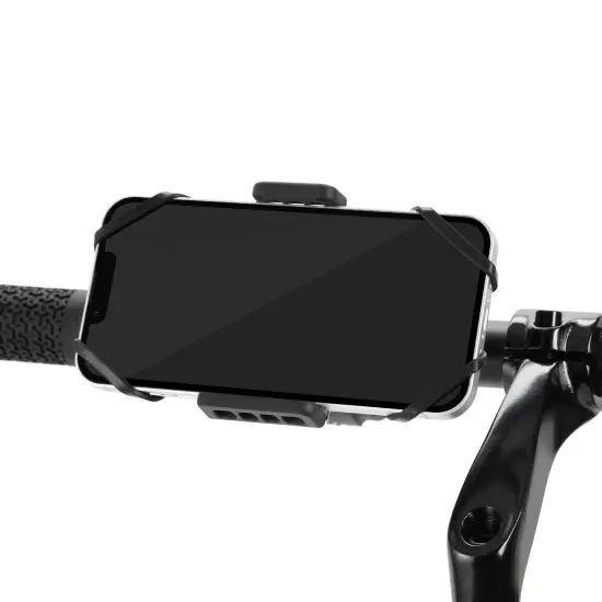 Bike Phone Holder Handlebar, Bicycle Phone Mount with 360 Degree Rotation and Corner Grip Silicone Bands {3}