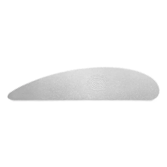Mudtools Long Stainless Steel Scraper Rib - Fine Edge (18 teeth per inch) {1}