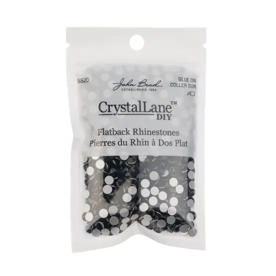 Crystal Lane DIY SS20 Glass Flatback Rhinestones, 1440pcs Montana {3}