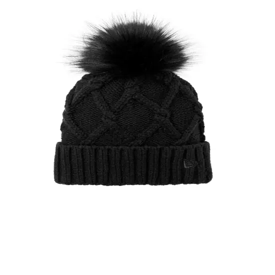 New Era &reg; Faux Fur Pom Beanie Deep Navy {5}