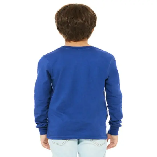 BELLA + CANVAS&reg; Youth Jersey Long-Sleeve T-Shirt NATURAL {5}