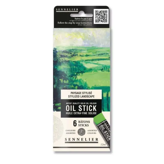 Sennelier Extra Fine Oil Painting Stick - Assorted Landscape Colors - Used For Sketching And Other Artwork Oil Paint Sticks - 38 ml - Single Paint Stick {1}