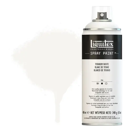 Liquitex Professional Spray Paint 400ml Can - Titanium White {1}