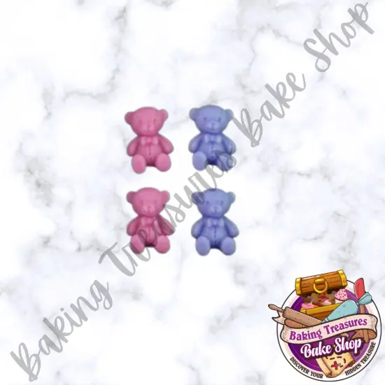 Sitting Bear Set Silicone Mold {3}