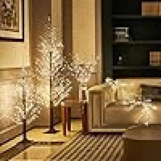 Warm White Lights Christmas Garland {5}