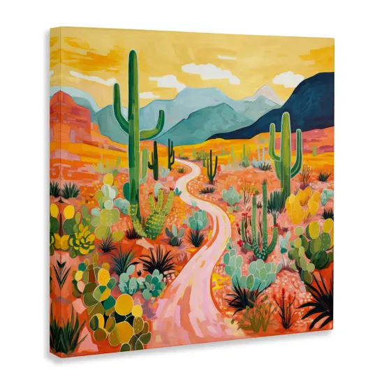 Stupell Industries Sunrise over Desert Path Canvas Wall Art Design by LSR Design Studio {3}