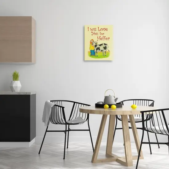 Stupell Industries Love You For Heffer Canvas Design by Roger Straub {8}