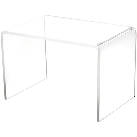 Plymor Clear Acrylic Rectangular Display Riser, 6" H x 9" W x 6" D (1/4" thick) {2}