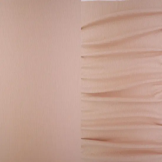 Soft 4x2 Rib Solid Knit Fabric Rayon Blend, 52/54&Prime; for Apparel & Crafts LATTE {4}