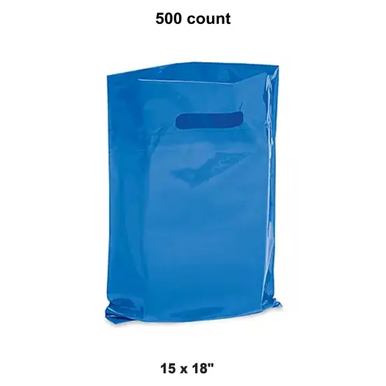 15 x 18" Die Cut Gift Bags for Any Occasion for Blue {1}