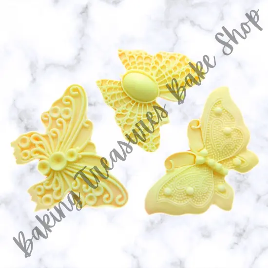 Butterfly Trio Set Silicone mold {1}