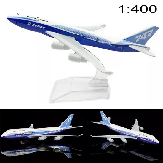Kitcheniva B747 Prototype Plane Model Simulation Aircraft Collection Gift 16cm {3}