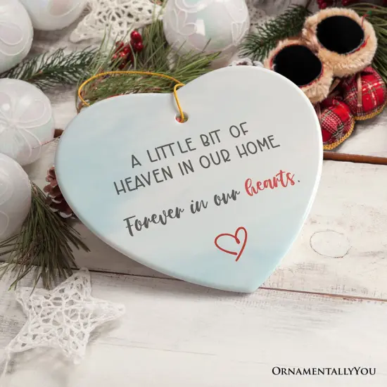 Forever in Our Hearts Heaven&rsquo;s Little Light Ornament, Christmas Memory Gift {7}