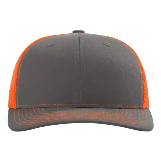 Richardson&reg; Snapback Trucker Cap Neon Orange {1}