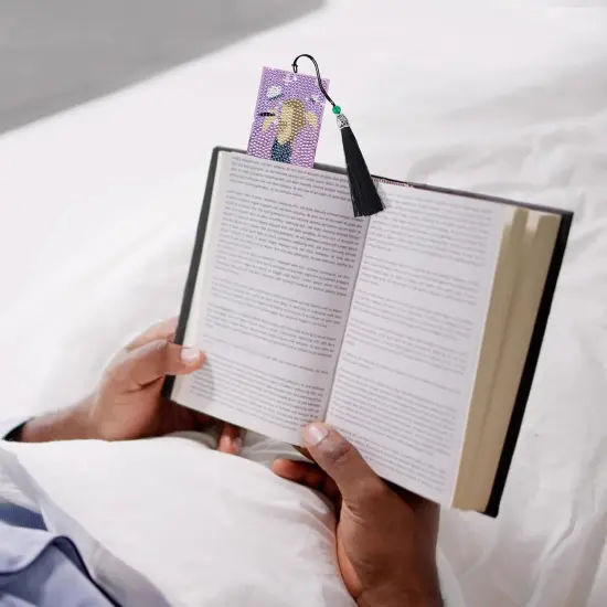 6 Pcs DIY Pop Star Diamond Painting Bookmarks Kits {5}