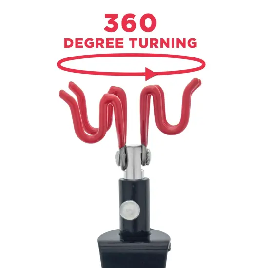 Clamp-On 2-Airbrush Holder Stand - Table/Bench Mount - Airbrush Accessories and Supplies for Garage or Workspace {4}