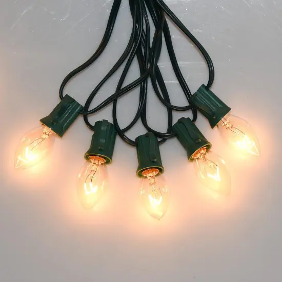 C7 Christmas String Lights - 25Ft {4}