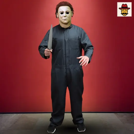 Halloween II Michael Myers Coveralls for Classic Horror Movie Costume {1}