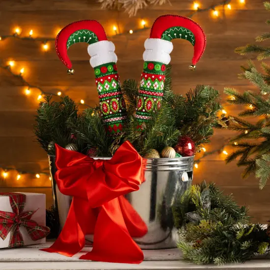 Bucilla Felt Dcor Applique Kit 6"x13"-Elf Legs Tree Pokes {6}