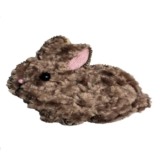 Set for making a brooch Crystal Art Cute bunny BP-377C {3}