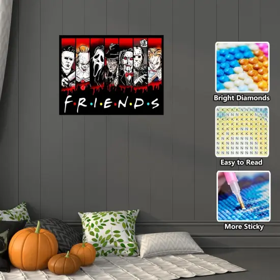 5D Diamond Painting Kits for Adults, Halloween Diamond Art Kits,16x12inch {3}