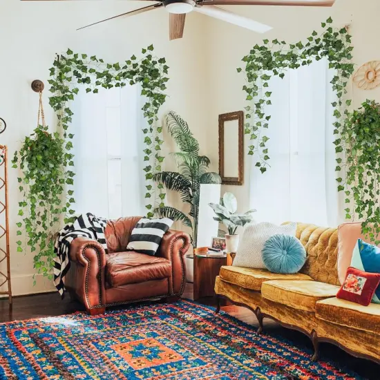 Fake Vines for Room Decor 86 FT Artificial Ivy Garland(12 Pack) {4}