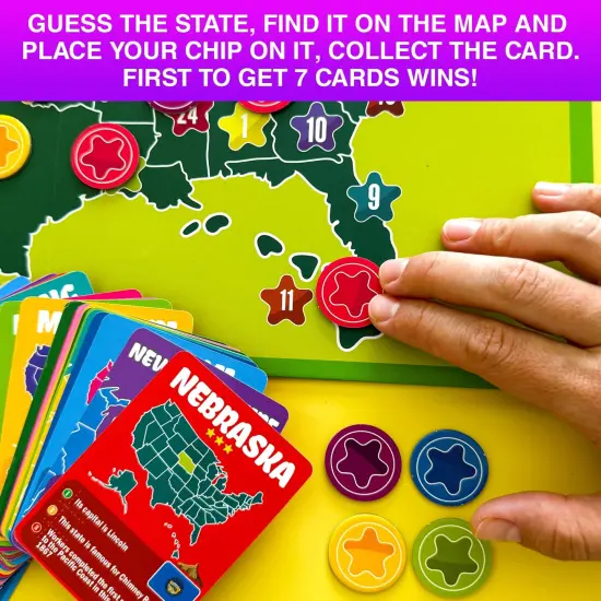 Board Game - States of America Geography for Kids and Families {4}