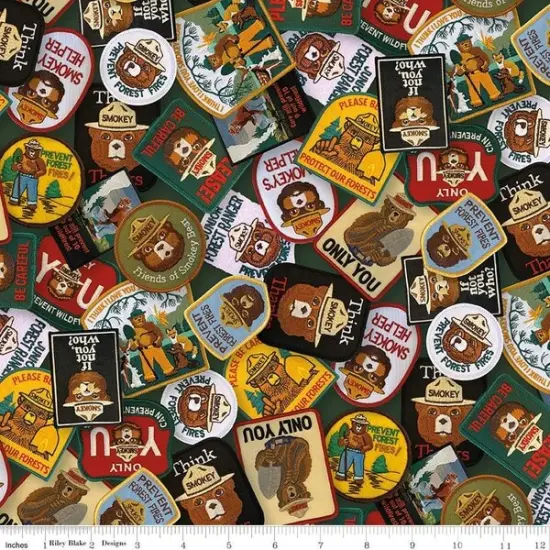 Smokey Bear Patches (cd16506-multi) | Friends of Smokey Bear | Riley Blake Designs | Riley Blake {1}
