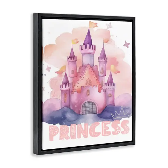 Stupell Industries Pastel Princess Castle Floating Frame By Jesse Keith {9}