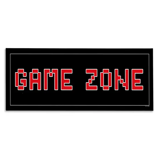 Stupell Industries Pixel Style Game Zone Canvas By Yass Naffas Designs {1}