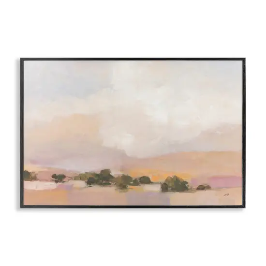 Stupell Industries Pastel Landscape Abstraction Framed Giclee By Julia Purinton {1}