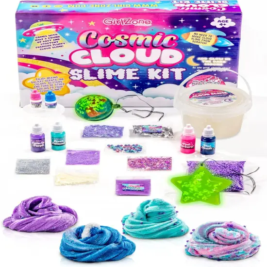 Cosmic Cloud Slime Kit with Slime Glitter and Inks {1}