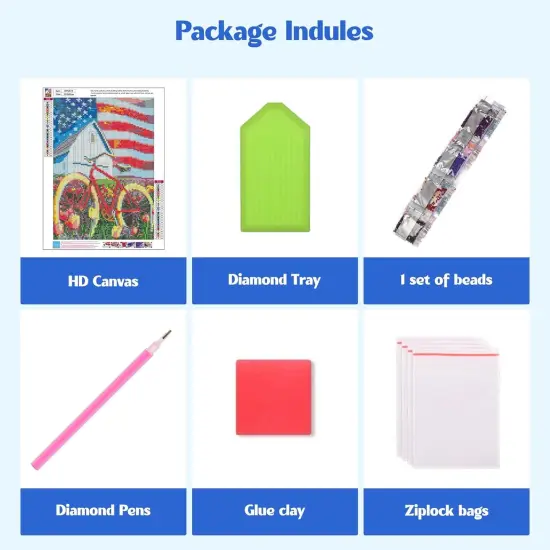 Bicycle Diamond Painting Kits {5}