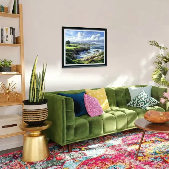 Golf Course Paint by Numbers for Adult Beginner, Beach Landscape (16x20inch) {2}