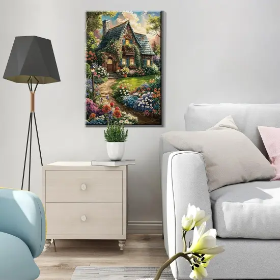 Paint by Numbers Kit for Adults with Frame, Landscape 8 x 12 Inch {5}