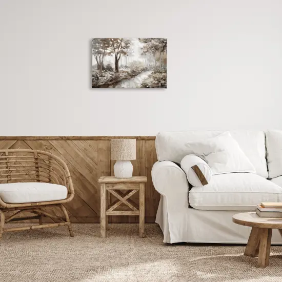 Stupell Industries Misty Forest Stream Canvas By Nan {8}