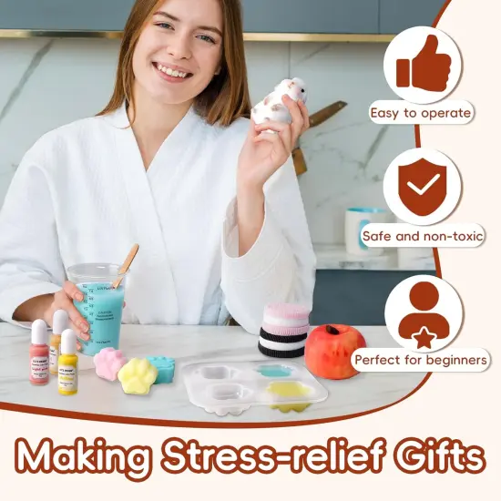 LET'S RESIN Silicone Pigment Dye for Taba Squishy, 16 Colors Opaque Pigment Paste for Silicone Rubber Mold Making, Vibrant Colorant for Squishy Maker Coloring {6}