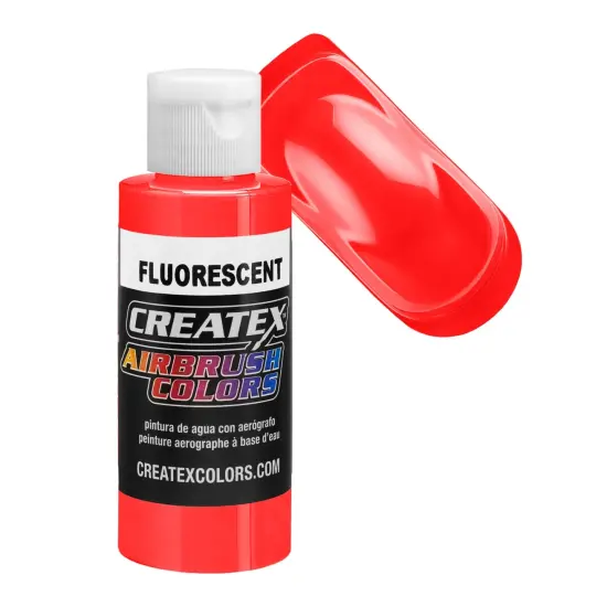 Red - Fluorescent Neon Airbrush Paint, 2 oz. {1}