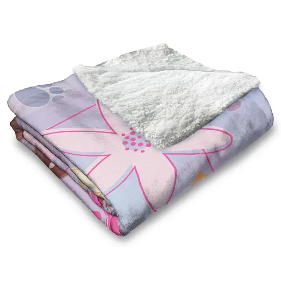 Hasbro Littlest Pet Shop Silk Touch Sherpa Throw Blanket Purr-fect pals {4}